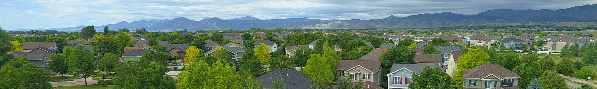 Row of Homes in Sub-Division
